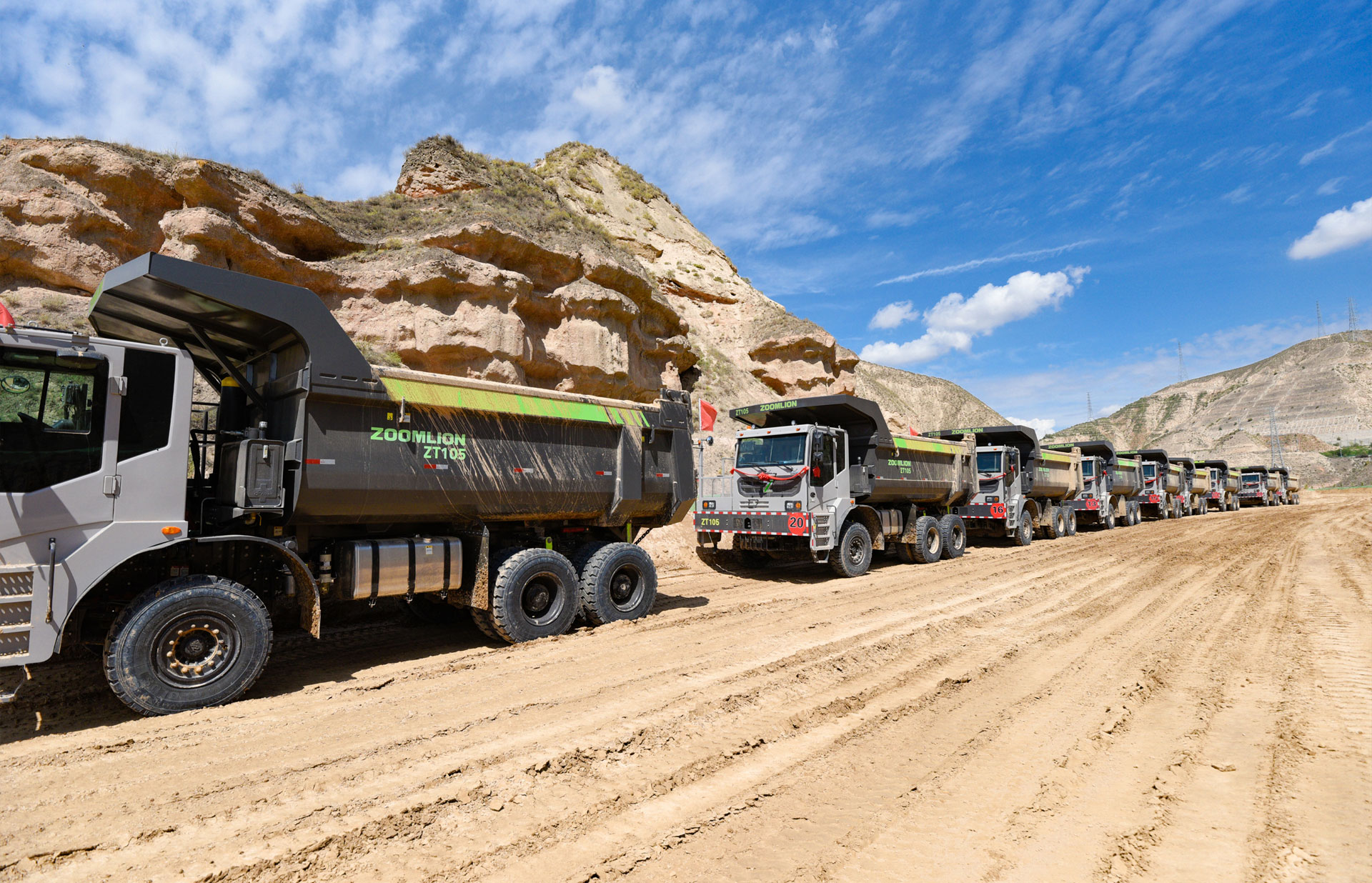 ZOOMLION ZT105 Mining Dump Truck In Asia