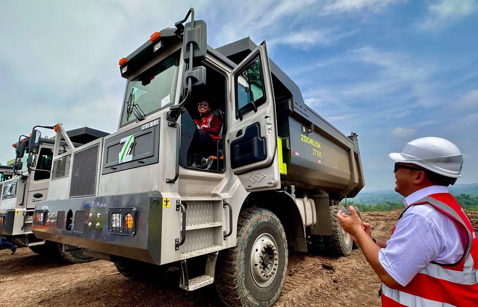 ZOOMLION ZT105 Mining Dump Truck In Indonesia