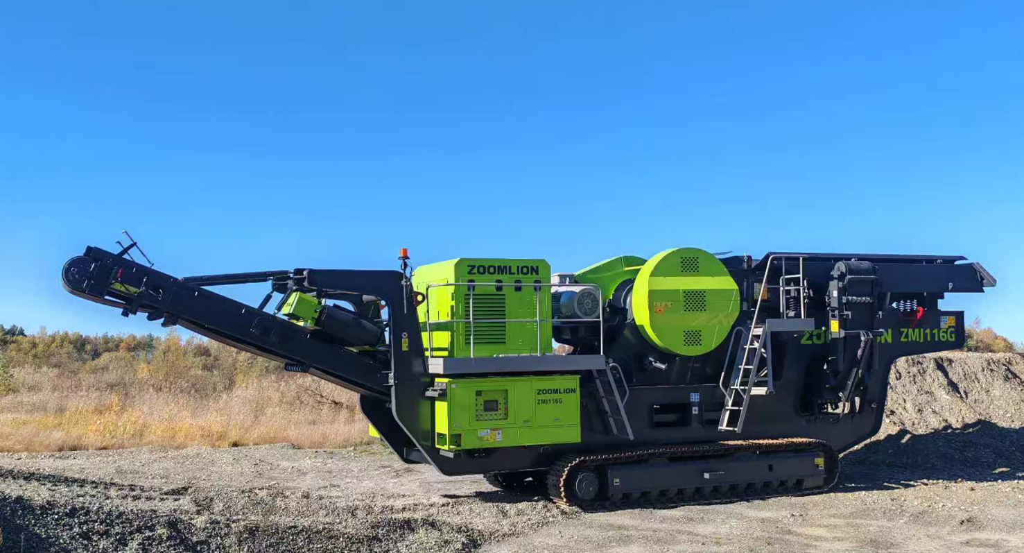 ZMJ116G Crawler Mobile Jaw Crusher Station